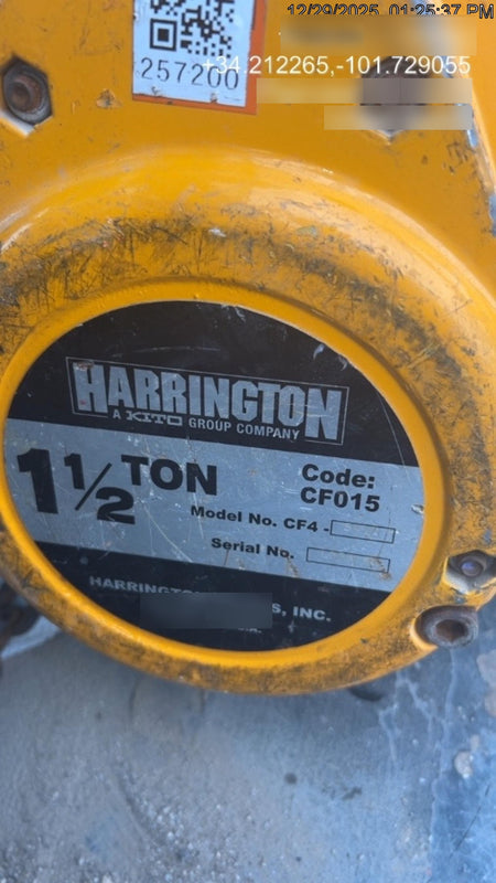 2022 HARRINGTON CF015-20