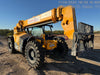 2019 JCB 509-42 Open ROPS, 74 HP, Solid Tires, Worklights, Beacon, Aux Hydraulics, Lifting Eye 66" Carriage/60" Forks