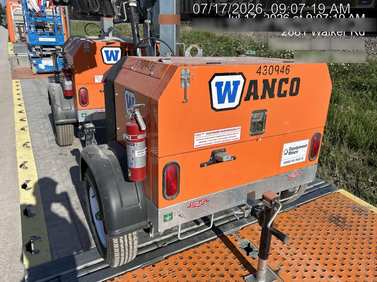 2024 Wanco WLTT-4MM4K Diesel, Deep Sea Controller, Shore Power Plug, Auto Start, (4) 350W LED Floodlights, 4kW Generator, 60 Gal Fuel Tank, 2" Ball, T3