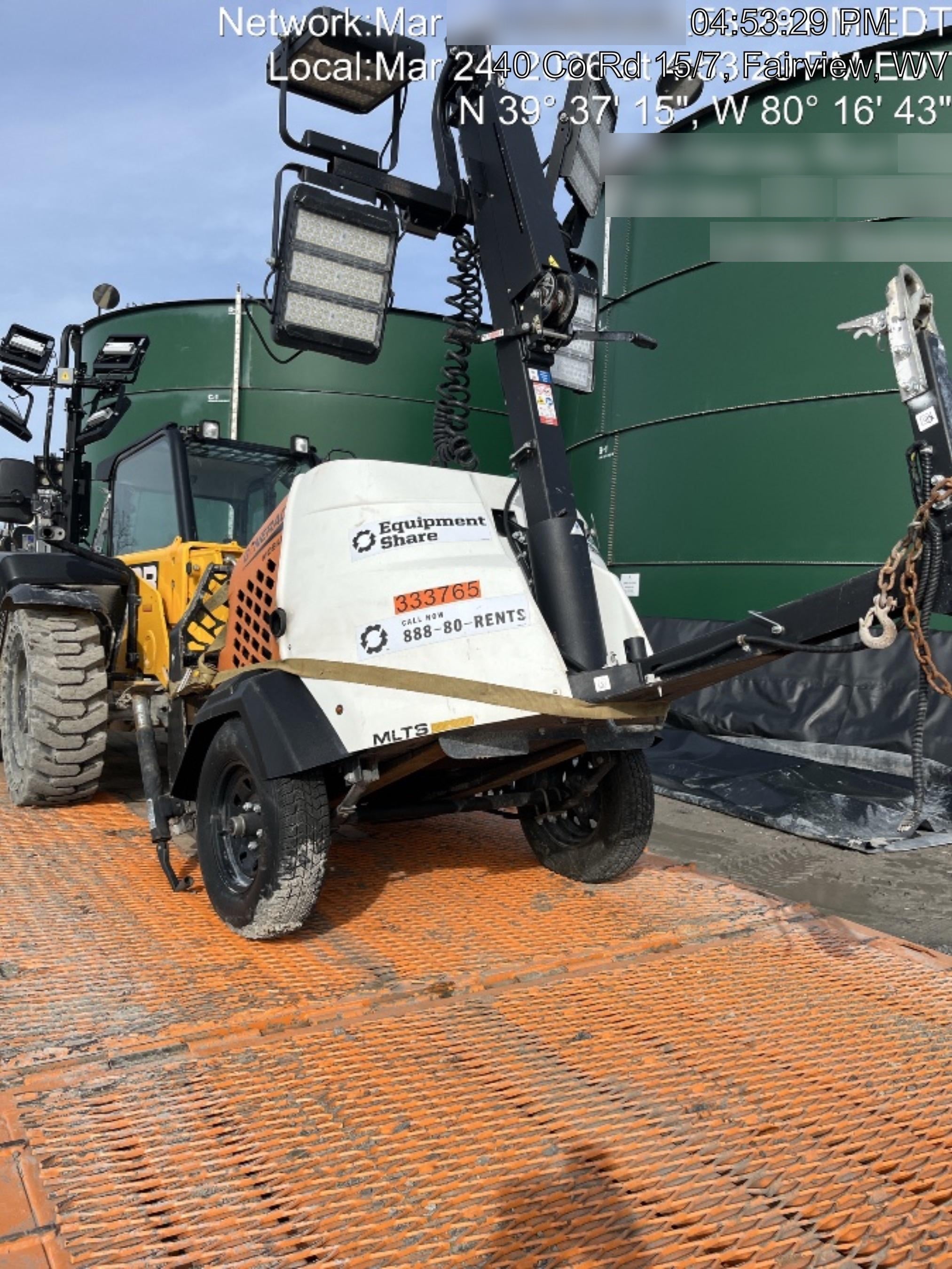 2023 Generac MLT2 Diesel, Flex Switch 120V Input, Powerzone Controller, (4) 320W LED Lights, 4kW Generator, 39.9 Gal Fuel Tank, 2" Ball, T3
