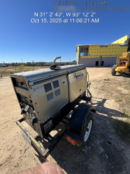 2019 Lincoln Electric Vantage 322 Welder Ready-Pak 3, Two wheel trailer, Fender and Light kit, Cable Rack