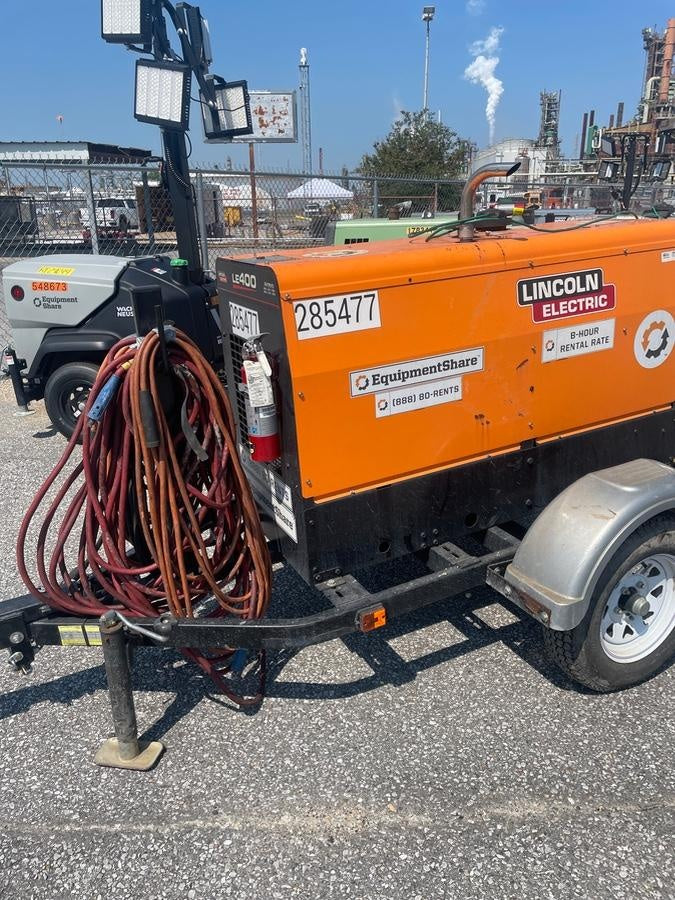 2022 Lincoln Electric LE400 Kubota V1505, Trlr, Cable Rack, Light Kit, ES Decals, T3