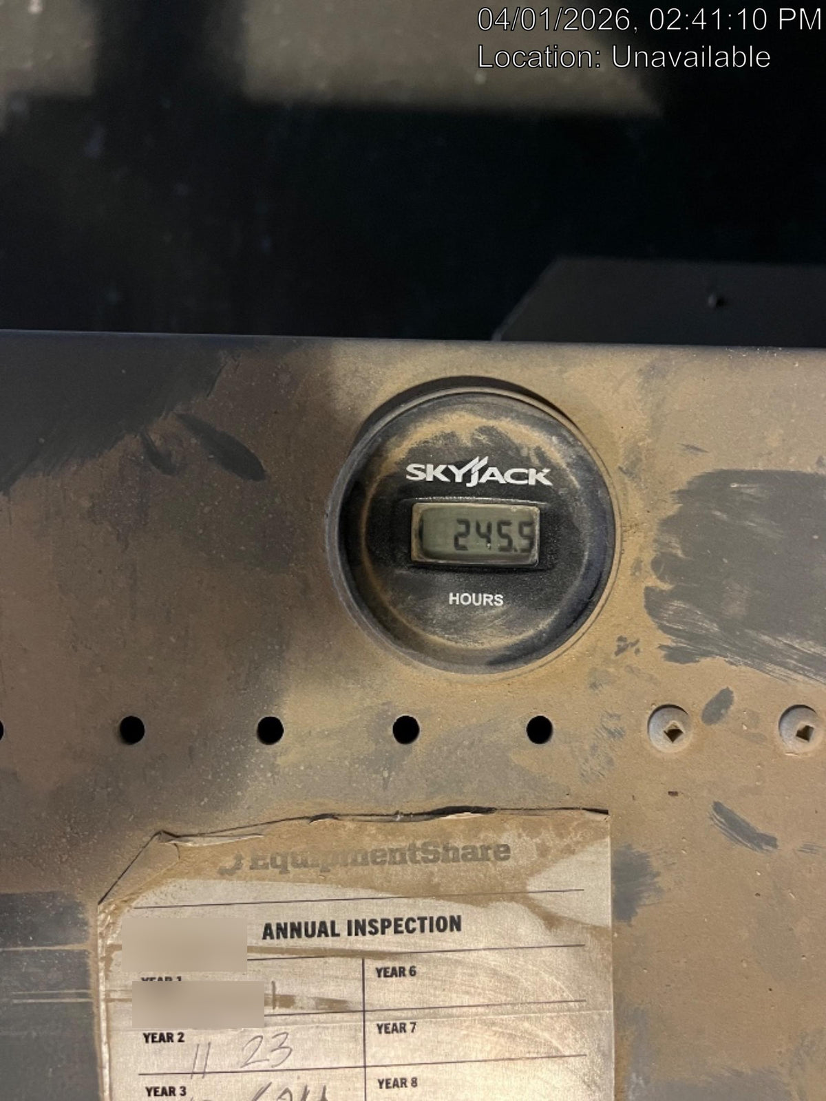 2019 Skyjack SJIII-3219 Standard Options, Trojan Batteries