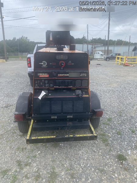 2021 Lincoln Electric Vantage 549X Ready Pak 3, ORANGE (includes trailer, cable rack, fender light kit)