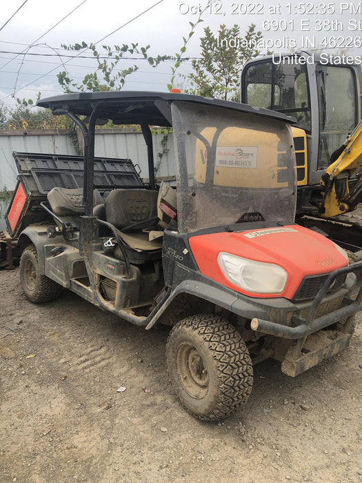2022 Kubota RTV-X1140W-H Plastic Canopy, Windshield Acrylic Clear, LED Strobe Light, Wire Harness Kit, Back up Alarm