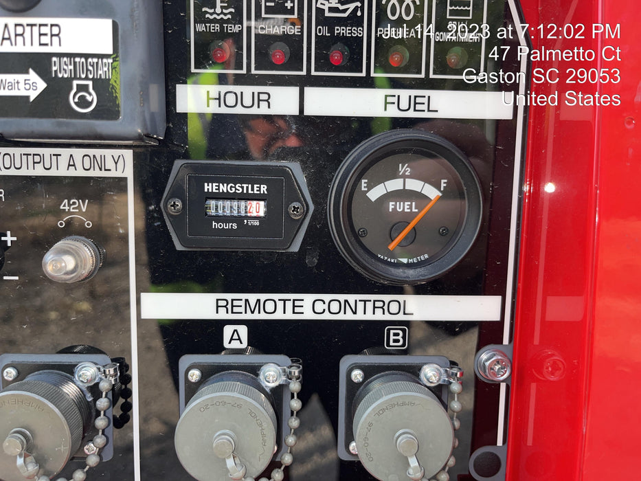 2023 Shindaiwa DGW400MDL Kubota D902 Engine, 23 HP, Dual Op Welder, Wire, Arc, Droop Stick, Tig, and CC Stick Functionality, Simulphase, 3 Phase and 1 Phase Gen Output, Single Axle NB Trlr, Slr Trckl Chrg 12V 12W, Fire Ext