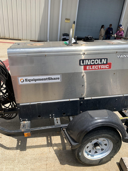 2019 Lincoln Electric Vantage 322 Lincoln Vantage 322 Welder w/Trailer, Light Kit, Cable Rack