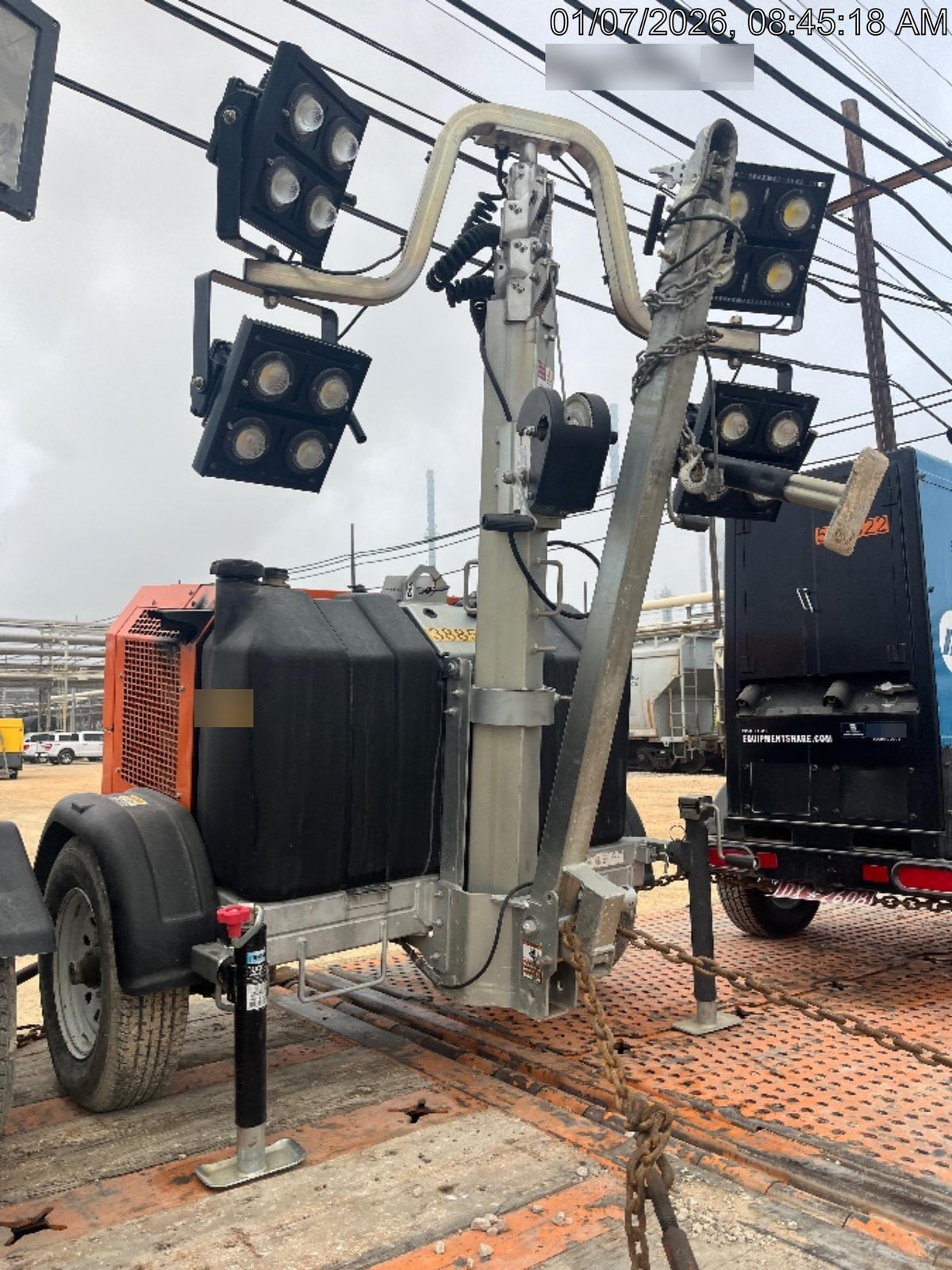 2024 Wanco WLTT-4MM4K Diesel, Deep Sea Controller, Shore Power Plug, Auto Start, (4) 350W LED Floodlights, 4kW Generator, 60 Gal Fuel Tank, 2" Ball, T3