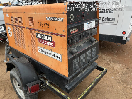 2021 Lincoln Electric Vantage 549X Ready Pak 3, ORANGE (includes trailer, cable rack, fender light kit)