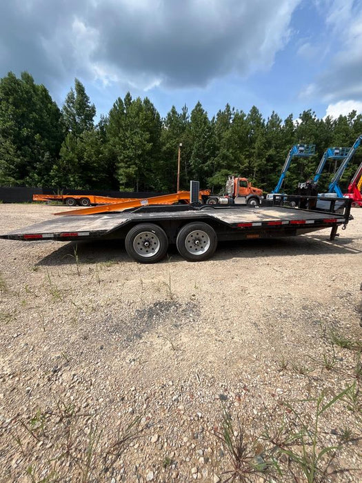 2024 TEXAS PRIDE TRAILERS 21' Lowboy Gravity Tilt Bed 14K Bumper Pull Trailer