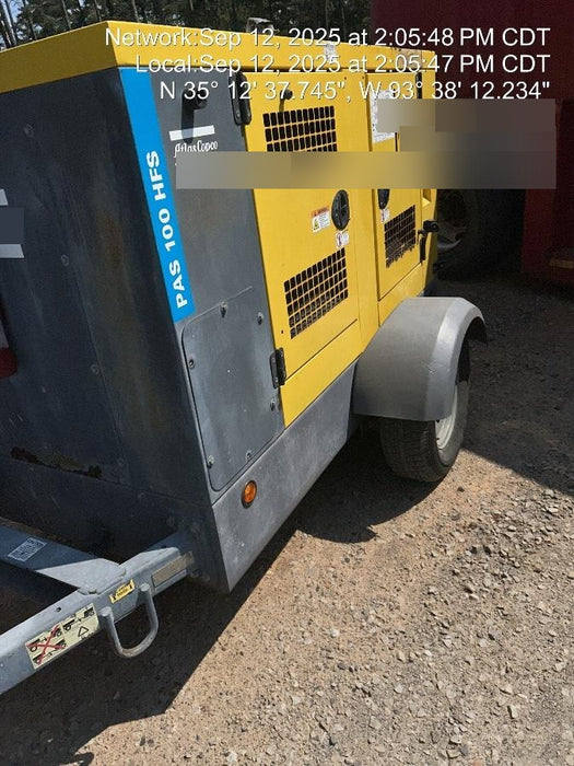 2020 ATLAS COPCO PAS 100 HF CS Enclosed