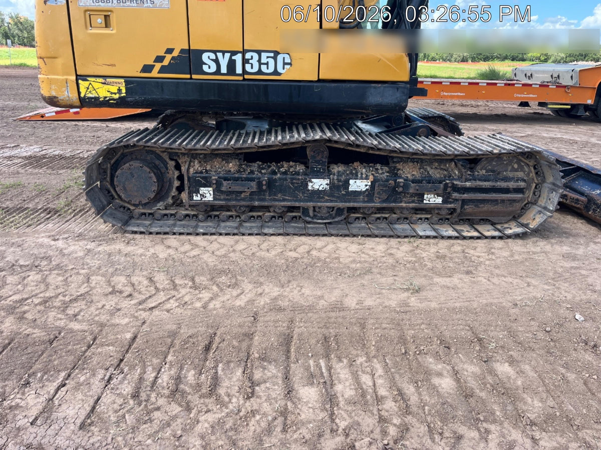 Sany SY135C Sany SY135 Tier 4 - Cab, Fleco Hydraulic  QC, Fleco 36" HD Bucket - Smooth