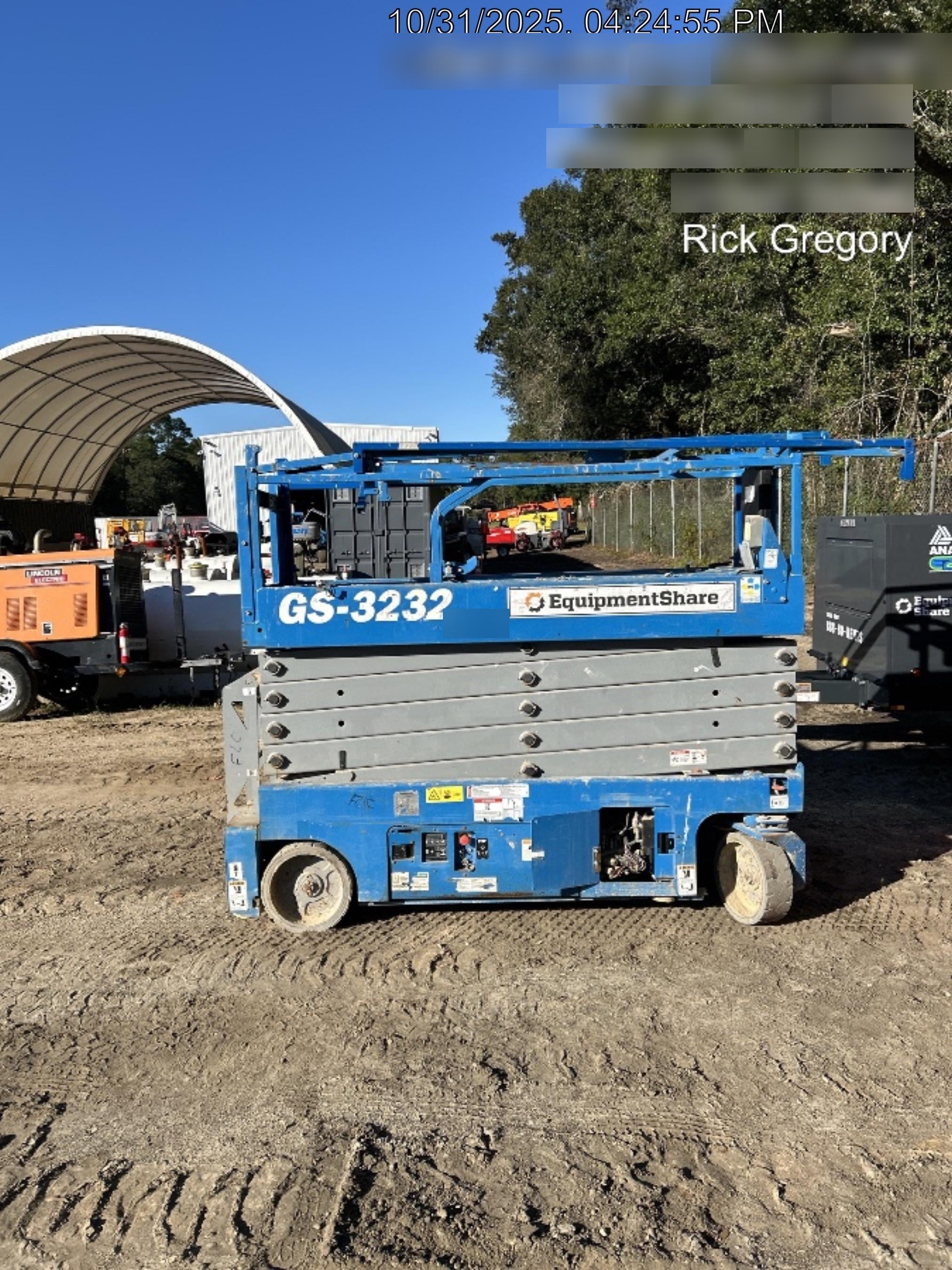 2019 Genie GS-3232 Standard Options