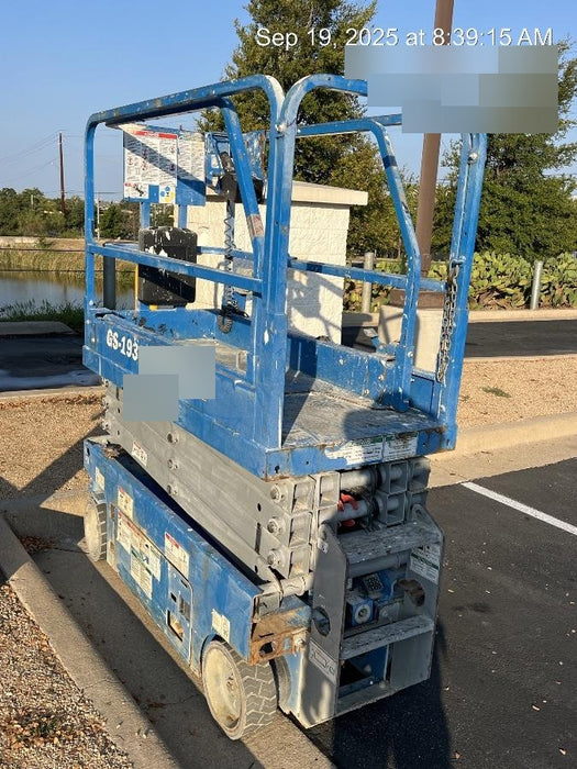 2019 Genie GS-1930 Fixed Rails with Chain Entry