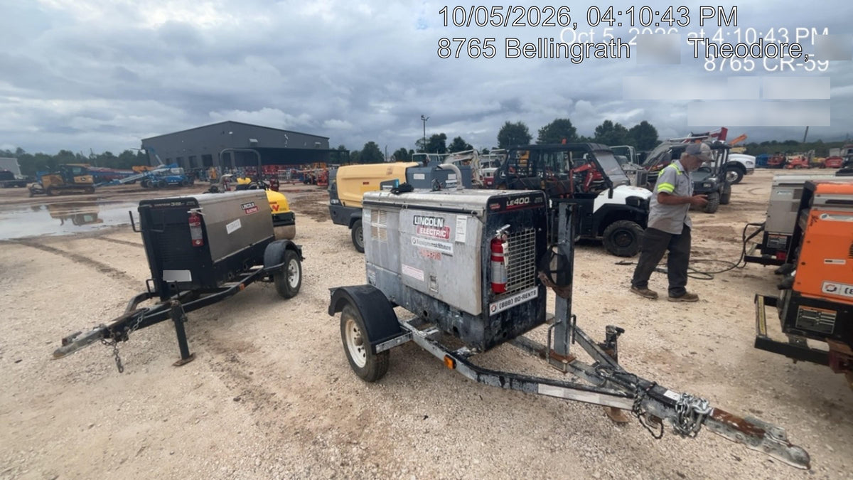 2024 Lincoln Electric LE400 Kubota V1505, Trlr, Cable Rack, Light Kit, ES Decals, T3