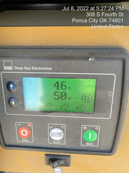 2022 Allmand NLV3GR (4) LED Light Fixture 350W, 23' Vertical Mast, 3kW Prime, Towable, Deep Sea L401, Leveling Jacks, Yanmar T4F 5.8hp