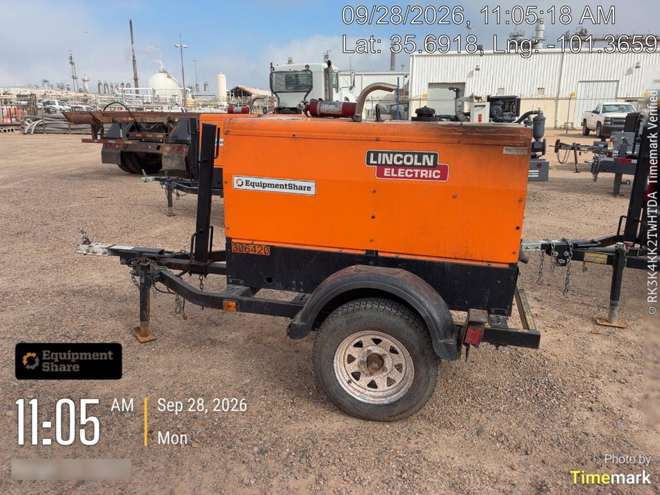 2023 Lincoln Electric LE400 Kubota V1505, Trlr, Cable Rack, Light Kit, ES Decals, T3