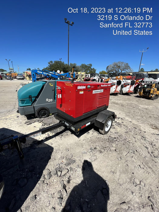2023 Shindaiwa DGW400MDL Kubota D902 Engine, 23 HP, Dual Op Welder, Wire, Arc, Droop Stick, Tig, and CC Stick Functionality, Simulphase, 3 Phase and 1 Phase Gen Output, Single Axle NB Trlr, Slr Trckl Chrg 12V 12W, Fire Ext