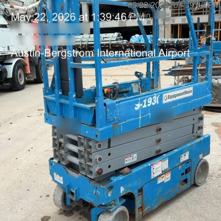 2019 Genie GS-1930 Fixed Rails with Chain Entry