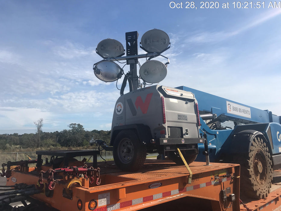 2019 Wacker Neuson LTV6L-MH Wacker Neuson LTV6L Mobile Light Tower w/Fuel Level Sensor Installed