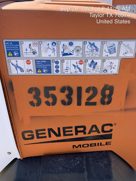 2023 Generac MLT2 Diesel, Flex Switch 120V Input, Powerzone Controller, (4) 320W LED Lights, 4kW Generator, 39.9 Gal Fuel Tank, 2" Ball, T3