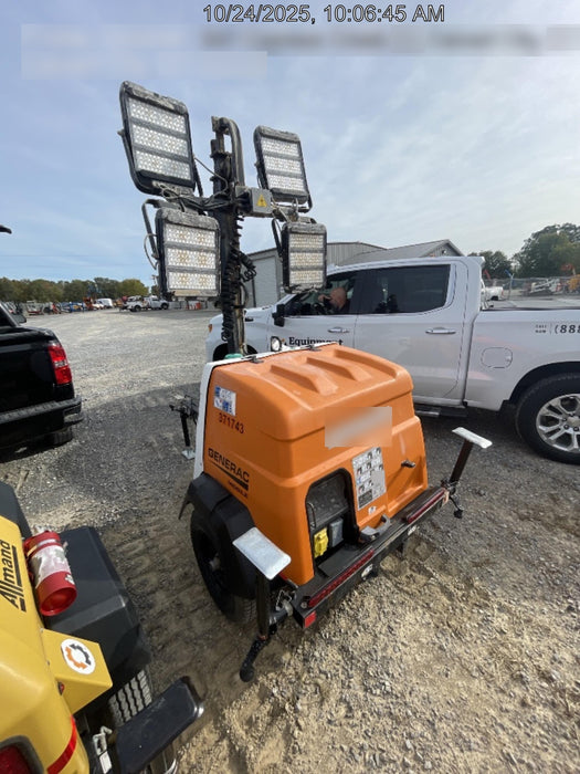 2023 Generac MLT2 Diesel, Flex Switch 120V Input, Powerzone Controller, 
(4) 320W LED Lights, 4kW Generator, 39.9 Gal Fuel Tank, 2" Ball, T3