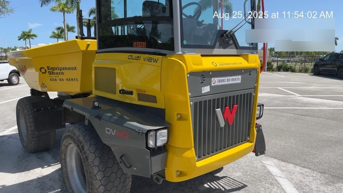 2025 WACKER NEUSON DV605 Cab Turf Tires