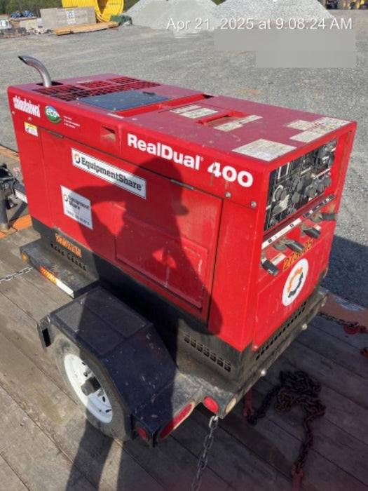 2022 Shindaiwa DGW400MDL Kubota D902 Engine, 23 HP, Dual Op Welder, Wire, Arc, Droop Stick, Tig, and CC Stick Functionality, Simulphase, 3 Phase and 1 Phase Gen Output, Single Axle NB Trlr, Slr Trckl Chrg 12V 12W, Fire Ext