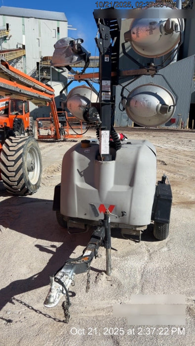 2018 Wacker Neuson LTV6L-MH Wacker Neuson LTV6L Mobile Light Tower w/Fuel Level Sensor Installed
