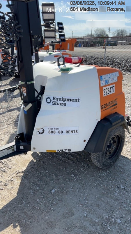 2023 Generac MLT2 Diesel, Flex Switch 120V Input, Powerzone Controller, (4) 320W LED Lights, 4kW Generator, 39.9 Gal Fuel Tank, 2" Ball, T3