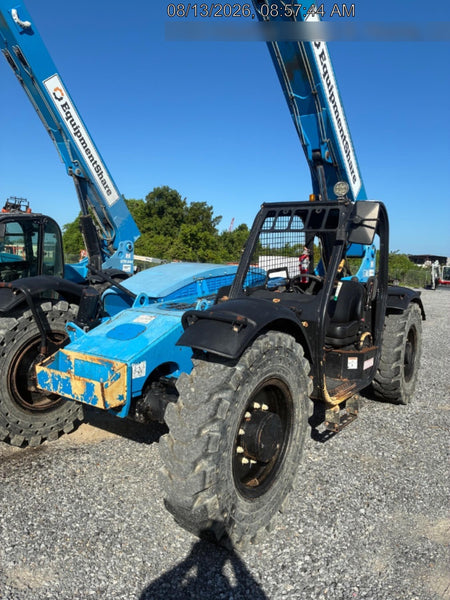 2019 Genie GTH-844 Canopy, Solid RT Tires, LED Work Lights, Beacon 60" QA Carriage, 48" Forks