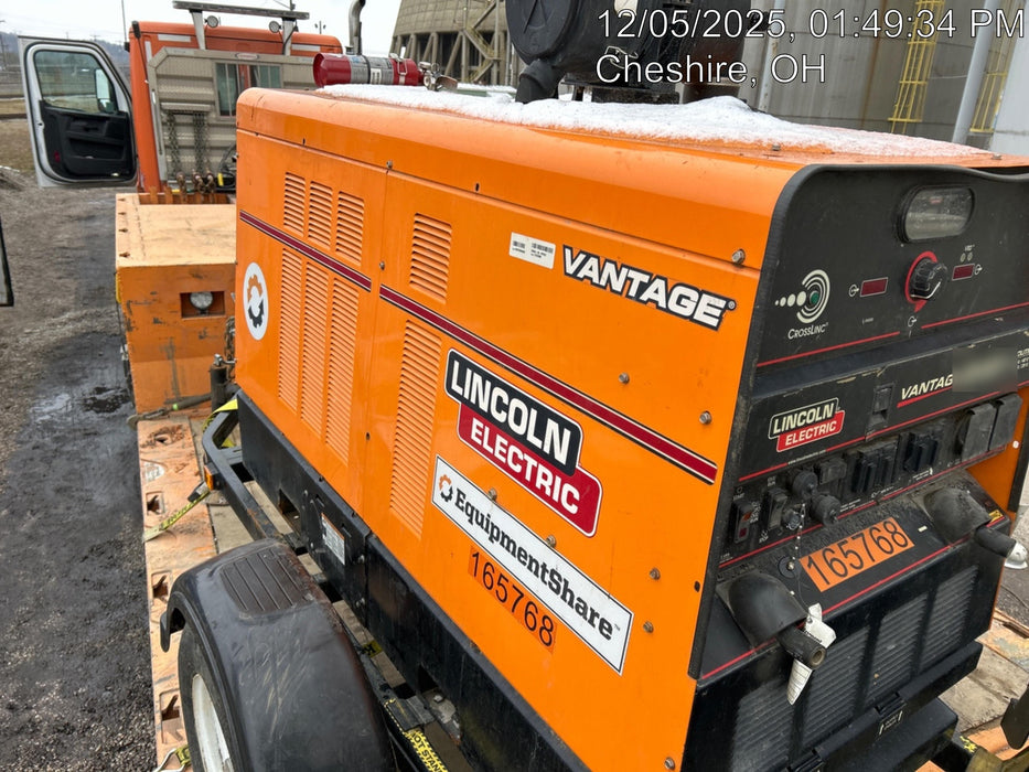 2021 Lincoln Electric Vantage 549X Ready Pak 3, ORANGE (includes trailer, cable rack, fender light kit)