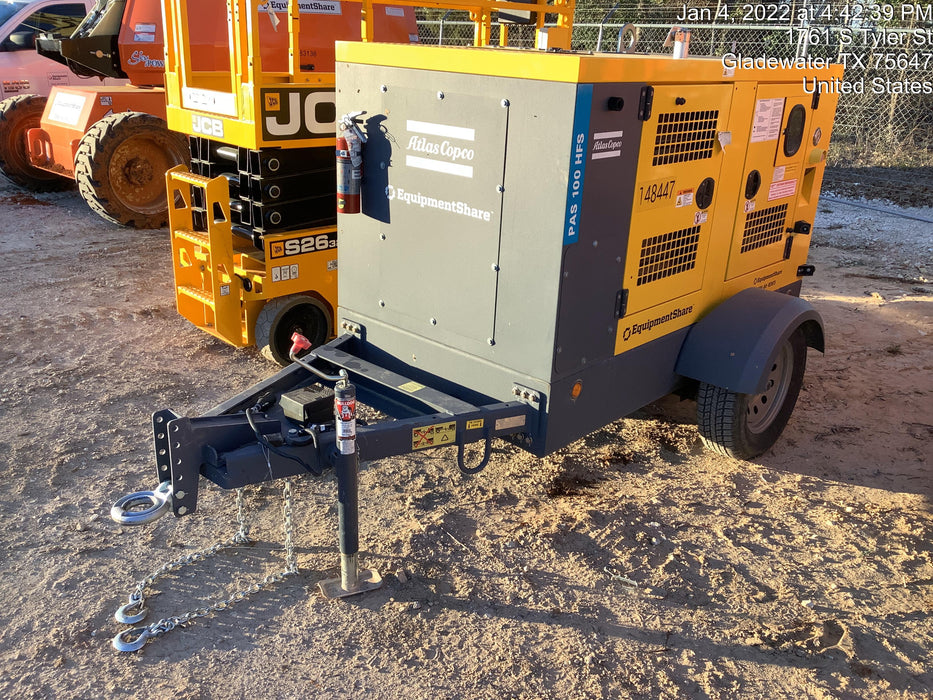 2021 ATLAS COPCO PAS 100 HF CS Enclosed