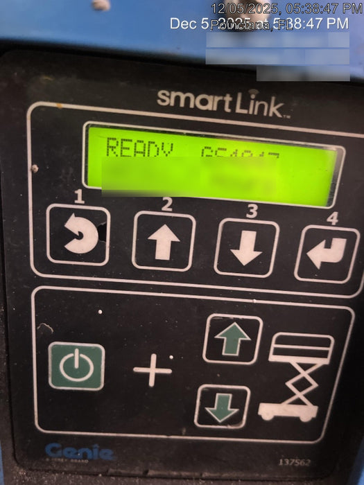 2019 Genie GS-4047 Folding rails with half height swing gate