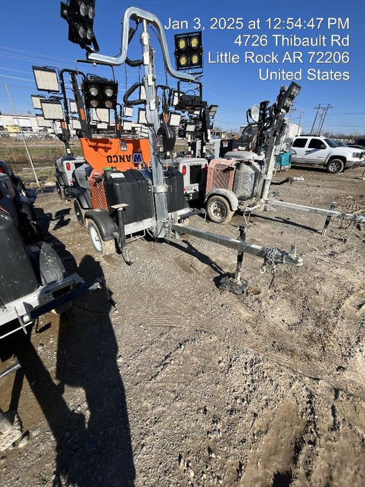 2024 Wanco WLTT-4MM4K Diesel, Deep Sea Controller, Shore Power Plug, Auto Start, (4) 350W LED Floodlights, 4kW Generator, 60 Gal Fuel Tank, 2" Ball, T3