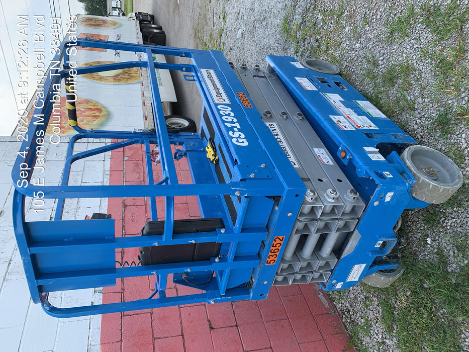 2020 Genie GS-1930 Solid Non Marking Tires, Beacon, Folding rails with half height swing gate