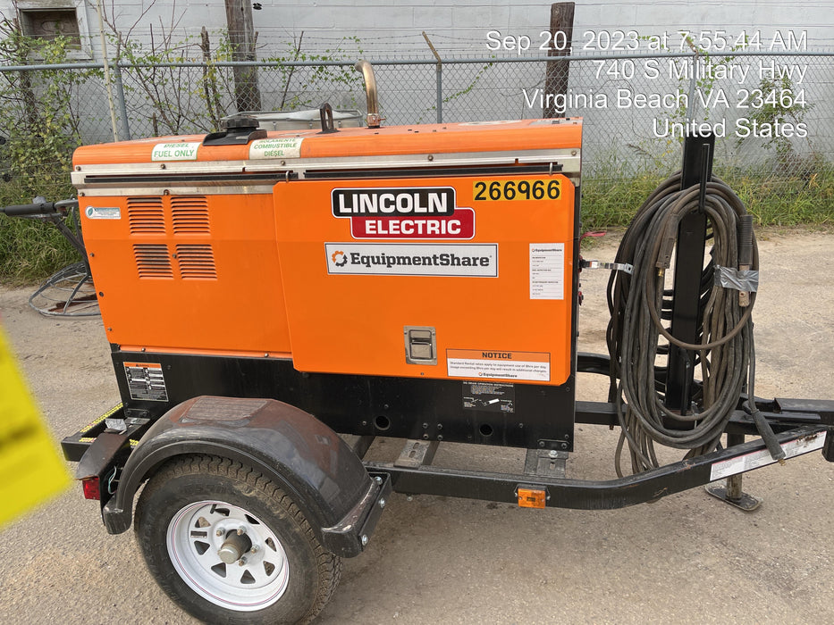 2022 Lincoln Electric LE400 Kubota V1505, Trlr, Cable Rack, Light Kit, ES Decals, T3