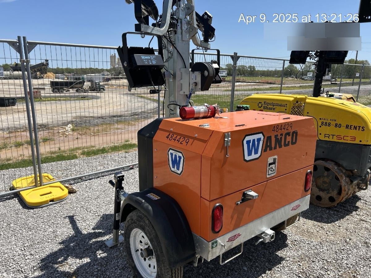 2024 Wanco WLTT-4MM4K Diesel, Mitsubishi L2E, 9.0HP @1800 rpm, Deep Sea Controller, Shore Power Plug, Auto Start, (4) 350W LED Floodlights, 4kW Generator, 60 Gal Fuel Tank, 2" Ball, T3