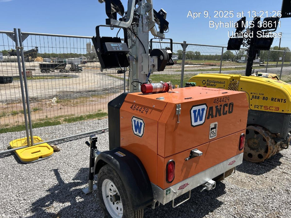 2024 Wanco WLTT-4MM4K Diesel, Mitsubishi L2E, 9.0HP @1800 rpm, Deep Sea Controller, Shore Power Plug, Auto Start, (4) 350W LED Floodlights, 4kW Generator, 60 Gal Fuel Tank, 2" Ball, T3