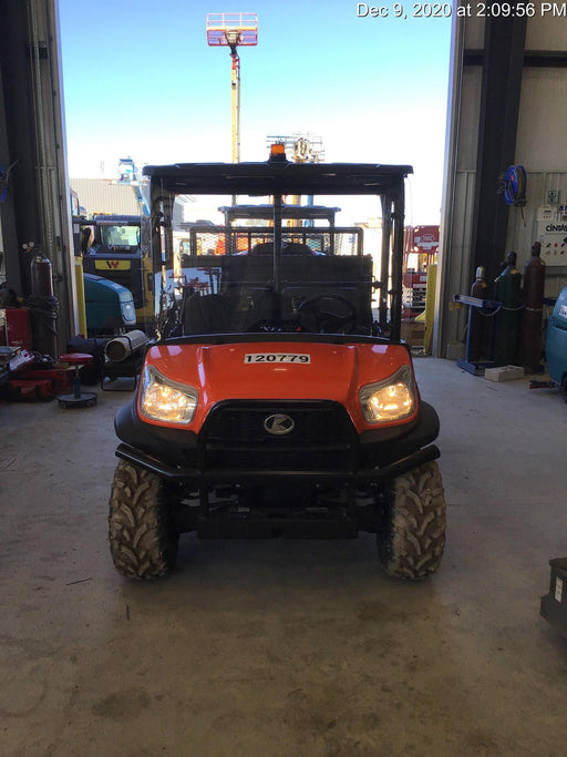 Kubota RTV-X1140WL-A 4WD, LED Strobe, Windshield Acrylic Clear, Plastic Canopy, Wire Harness Kit, Backup Alarm, Bed Liner