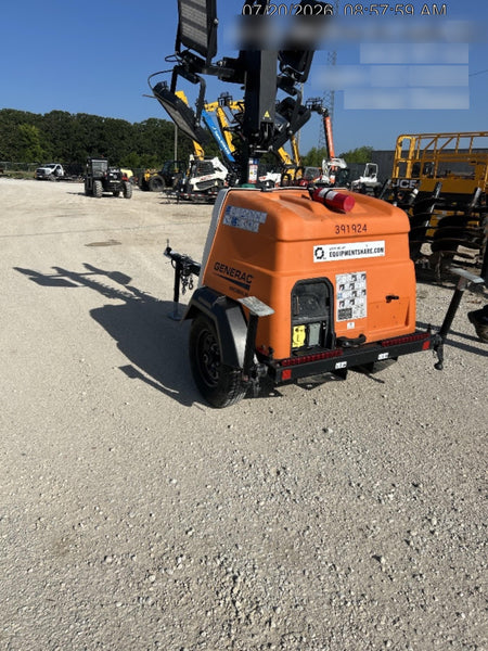 2024 Generac MLT2 Diesel, Flex Switch 120V Input, Powerzone Controller, 
(4) 320W LED Lights, 4kW Generator, 39.9 Gal Fuel Tank, 2" Ball, T3