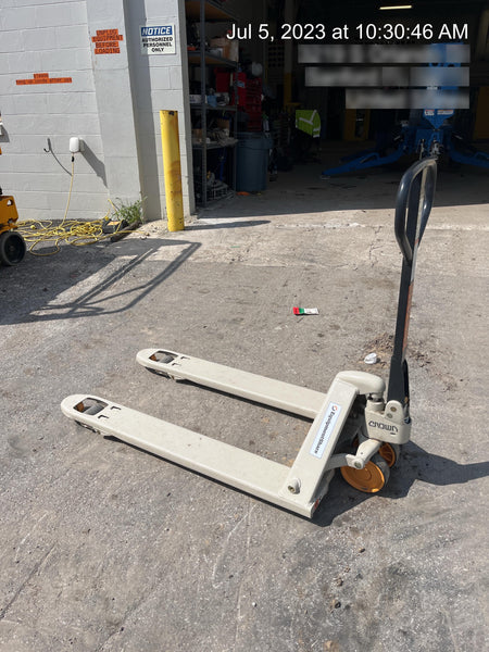 2023 CROWN 5,500lb Manual Pallet Jack - Crown