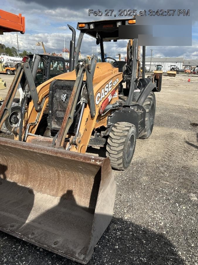 2017 Case 580N EP STANDARD HOE, ROPS, PILOT CONTROLS, AUX HYD