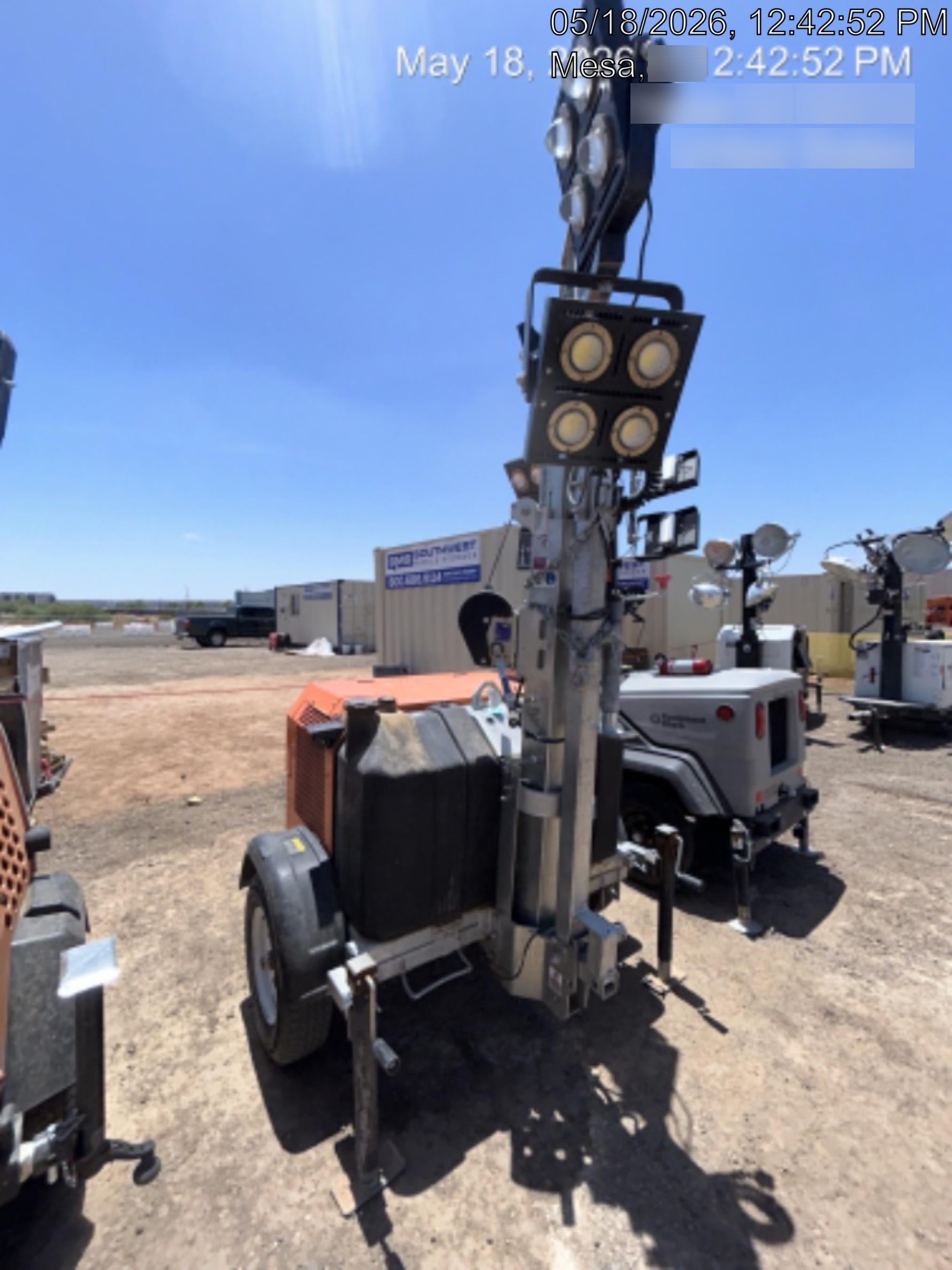 2024 Wanco WLTT-4MM4K Diesel, Deep Sea Controller, Shore Power Plug, Auto Start, (4) 350W LED Floodlights, 4kW Generator, 60 Gal Fuel Tank, 2" Ball, T3