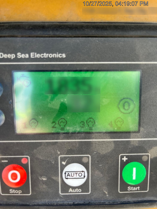 2022 Allmand NLV3GR (4) LED Light Fixture 350W, 23' Vertical Mast, 3kW Prime, Towable, Deep Sea L401, Leveling Jacks, Yanmar T4F 5.8hp