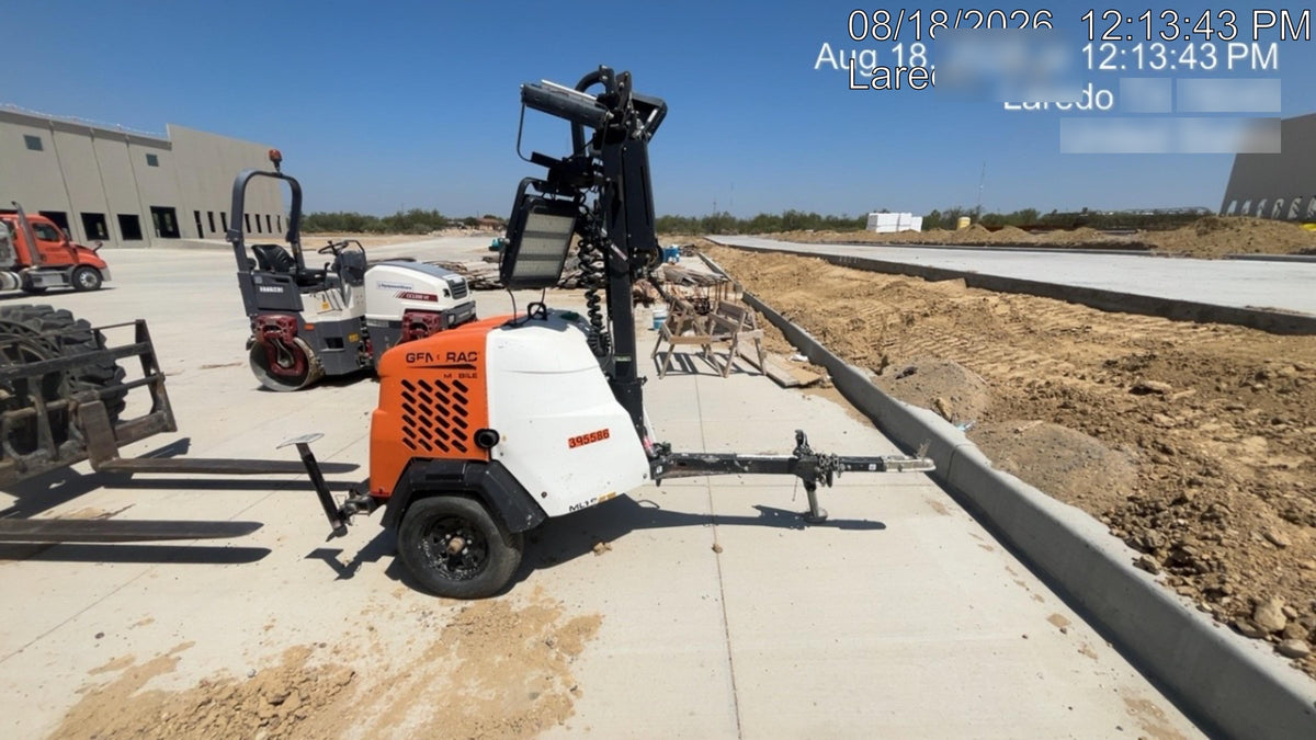 2024 Generac MLT2 Diesel, Flex Switch 120V Input, Powerzone Controller, 
(4) 320W LED Lights, 4kW Generator, 39.9 Gal Fuel Tank, 2" Ball, T3