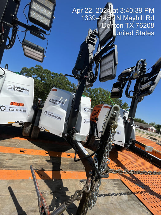 2024 Generac MLT2 Diesel, Flex Switch 120V Input, Powerzone Controller, 
(4) 320W LED Lights, 4kW Generator, 39.9 Gal Fuel Tank, 2" Ball, T3