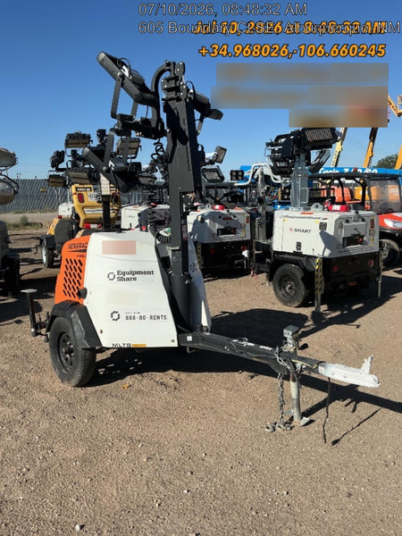 2023 Generac MLT2 Diesel, Flex Switch 120V Input, Powerzone Controller, (4) 320W LED Lights, 4kW Generator, 39.9 Gal Fuel Tank, 2" Ball, T3