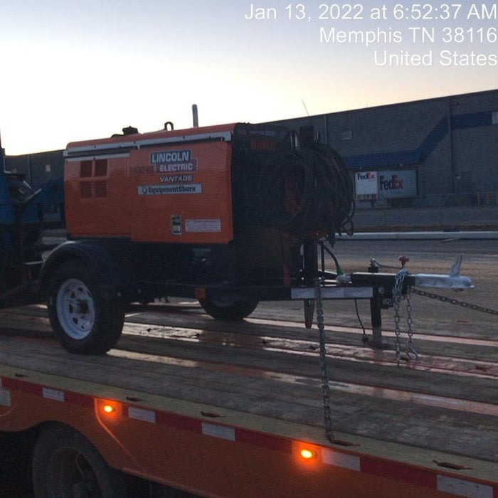 2021 Lincoln Electric Vantage 322 Vantage 322 Ready Pak 3 w/ Decals, ORANGE (includes trailer, cable rack, fender light kit) NO Telematics