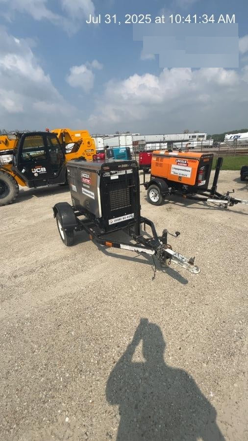 2019 Lincoln Electric Vantage 322 Lincoln Vantage 322 Welder w/Trailer, Light Kit, Cable Rack